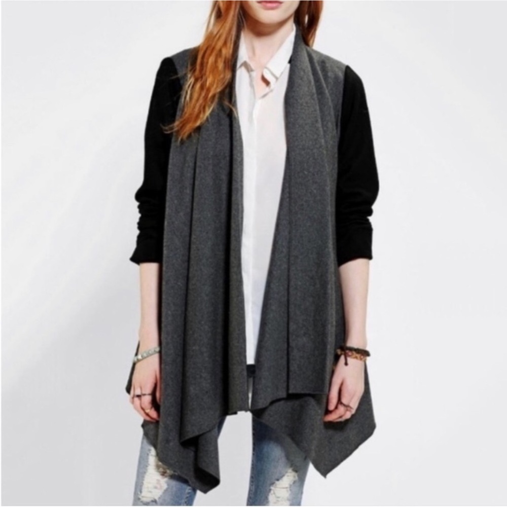 Staring at Stars waterfall drape wool blend cardigan Size Large
